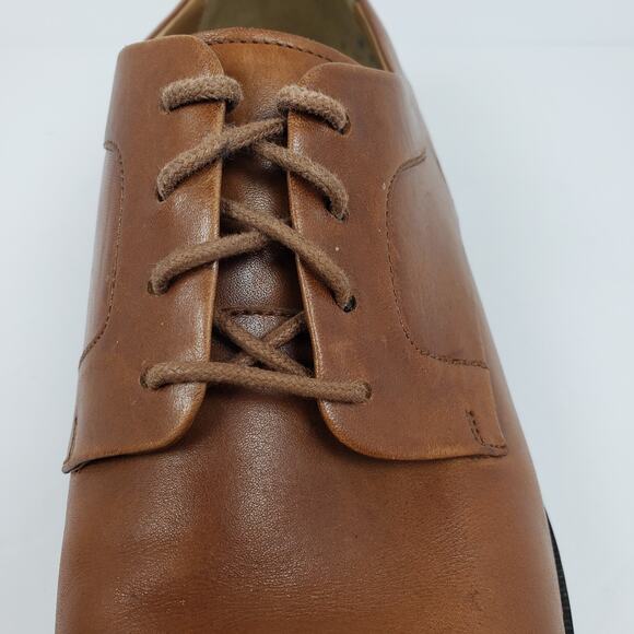 Cole Haan Warren Mens Size 12 Brown Leather Dress Cap Toe Oxford Shoes C20153 - Picture 9 of 14